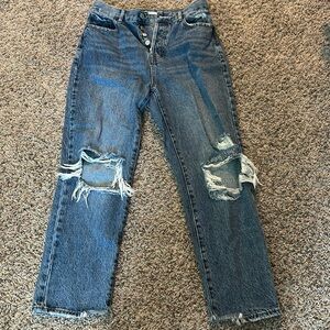 Pacsun high rise straight jeans, size 28